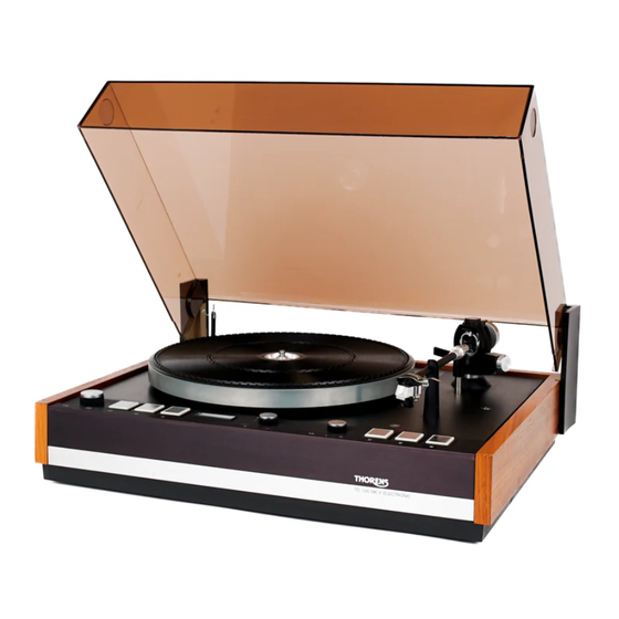 THORENS TD126MKII Manual