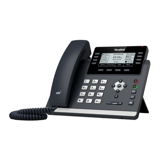 Yealink T43 User Manual