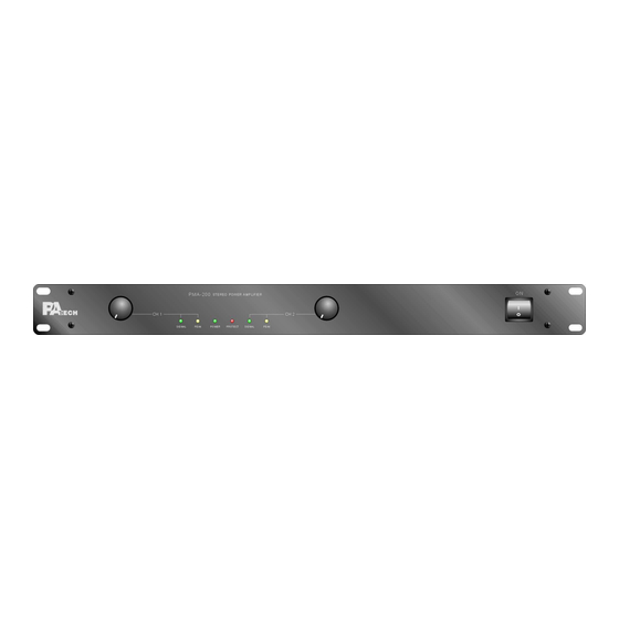 PA Tech PMA-200 User Manual