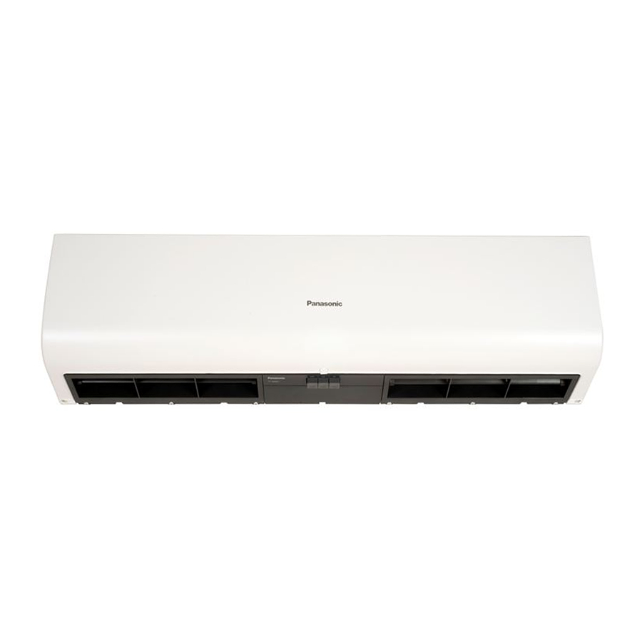 Panasonic FY-3009U1 Installation And Operating Instructions Manual