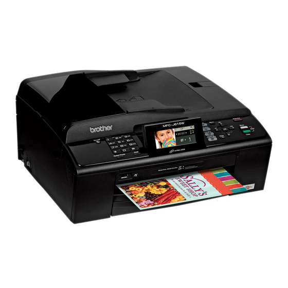 Brother MFC-J615W Connection Instructions