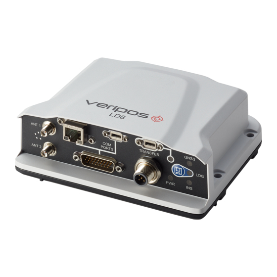 Veripos LD8 Marine GNSS Receiver Manuals