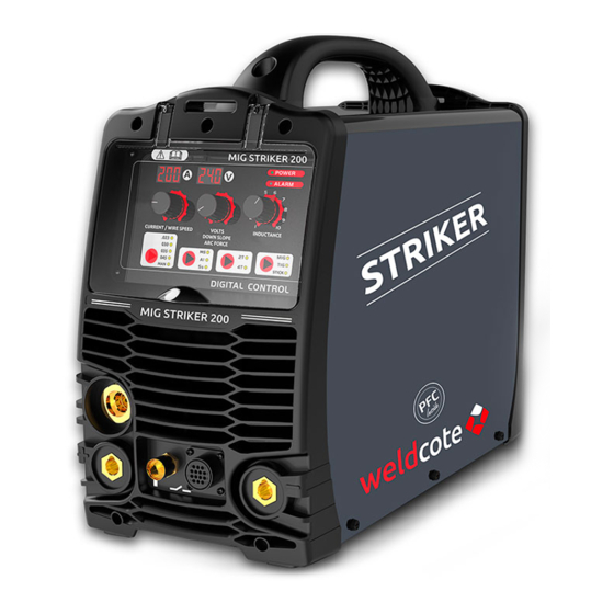 Weldcote MIG STRIKER 200 Quick Manual Manual