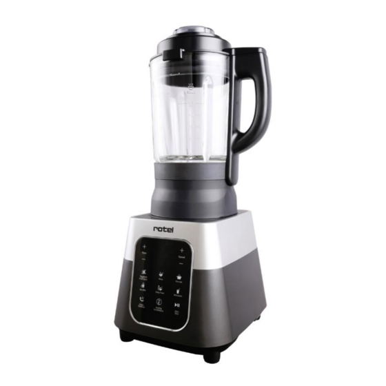 Rotel NUTRIBLENDER451CH1 Instructions For Use Manual