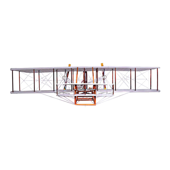 Aircraft in Miniature Limited Historic Wings Wright Flyer 1 1903 Assembly Instructions Manual