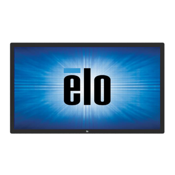 Elo TouchSystems ET5503L Manuals