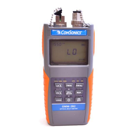 ComSonics OMM Series Manuals