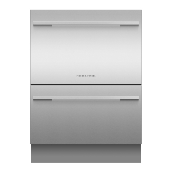 Fisher & Paykel DISHDRAWER DD60DHI Installation Manual