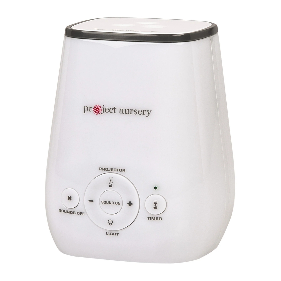 Project Nursery Soothing Projector Manuals