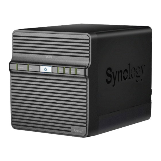 Synology NAS DS420j Manuals