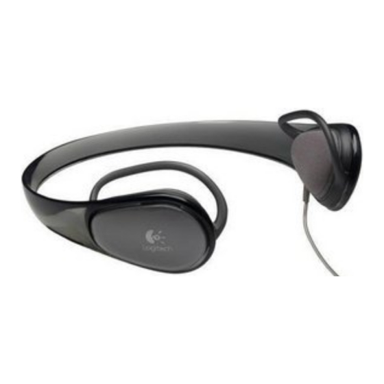 Logitech 980434-0403 - Curve Headphones For MP3 Quick Start Manual