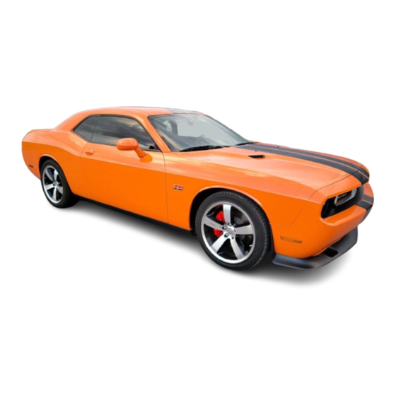 Dodge Challenger SRT8 2012 Owner's Manual