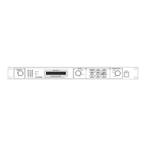 Phonic i7300 User Manual