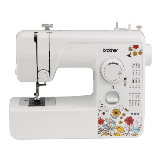 BROTHER JX2517 QUICK SETUP MANUAL Pdf Download ManualsLib