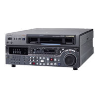 Sony Digital Betacam DVW-M2000 Manuals | ManualsLib