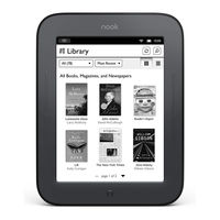 Barnes and Noble NOOK Color Quick Start Manual