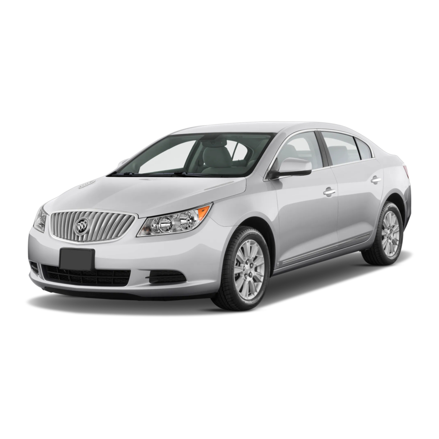BUICK 2013 LACROSSE OWNER'S MANUAL Pdf Download | ManualsLib