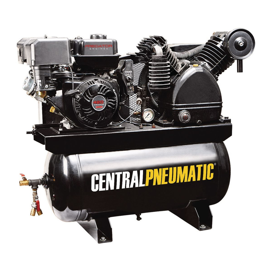 Central pneumatic air online compressor oil type