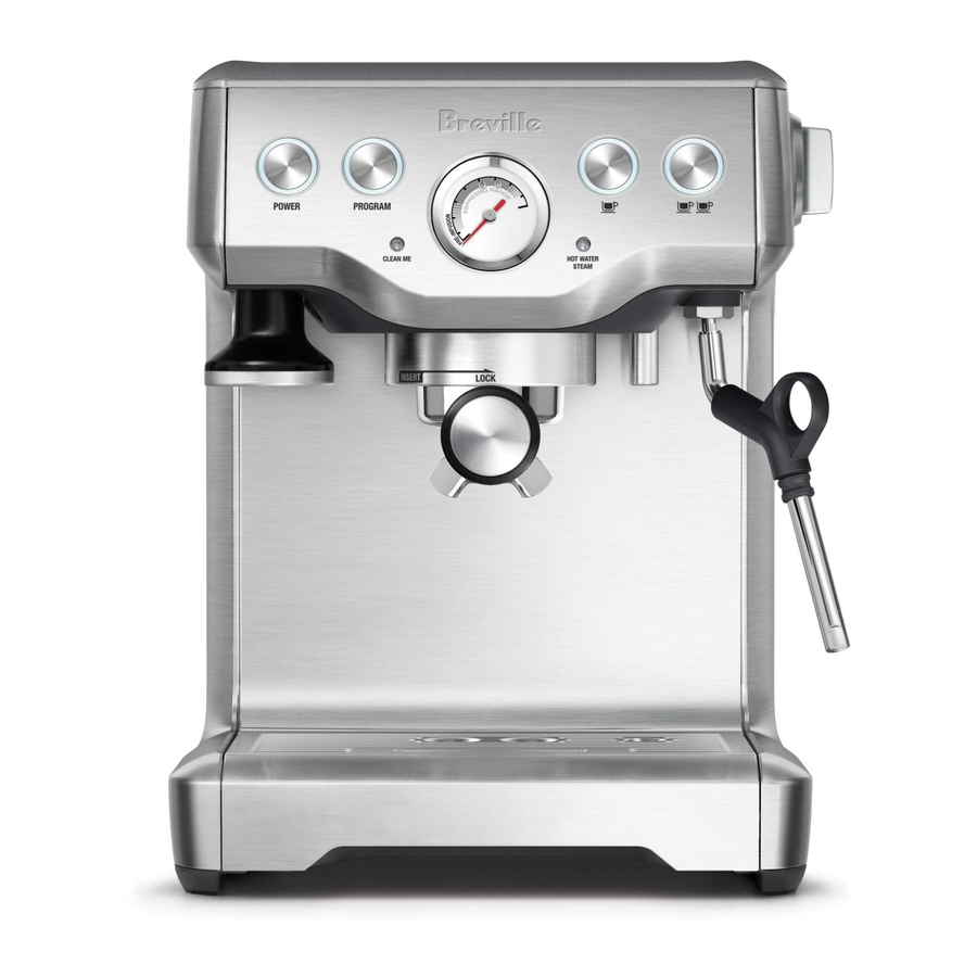 BREVILLE INFUSER BES840XL INSTRUCTION BOOKLET Pdf Download ManualsLib