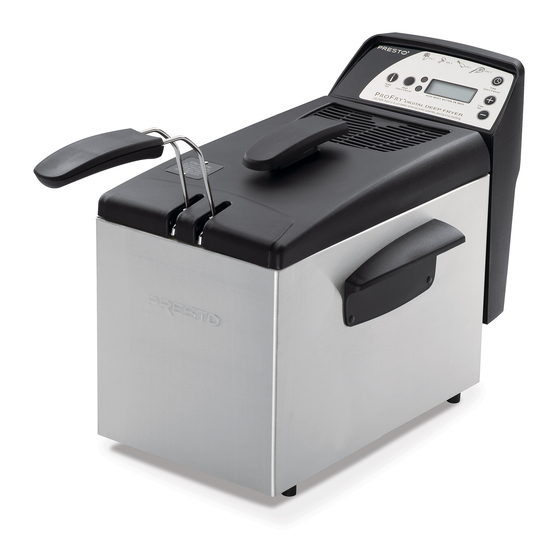 Presto 5411 GranPappy Electric Deep Fryer - Black