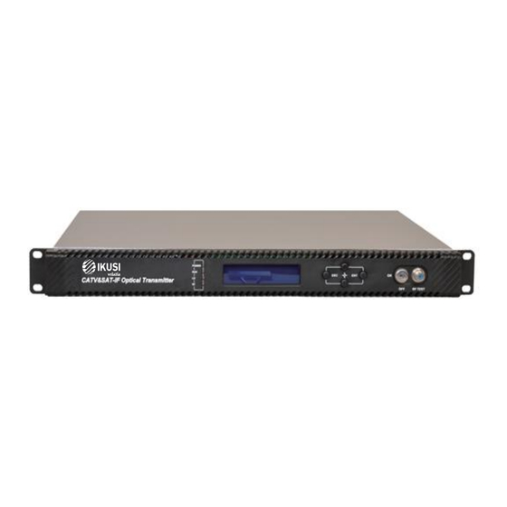IKUSI OP-131Tx Series Optical Transmitter Manuals