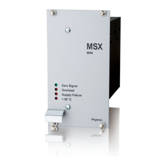 phytron MSX MINI Manual