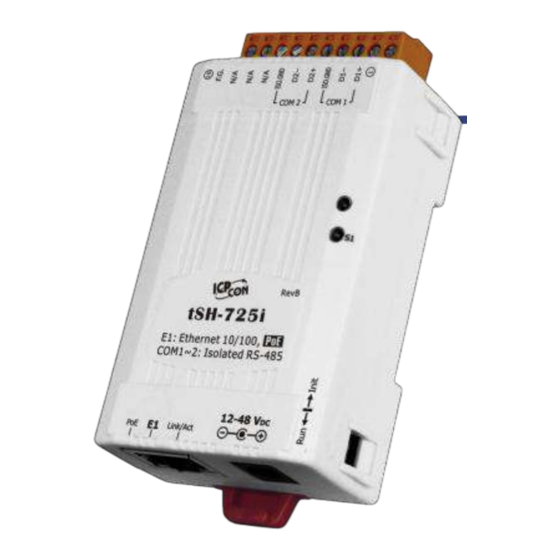 ICP DAS USA tSH-72 Series Quick Start Manual