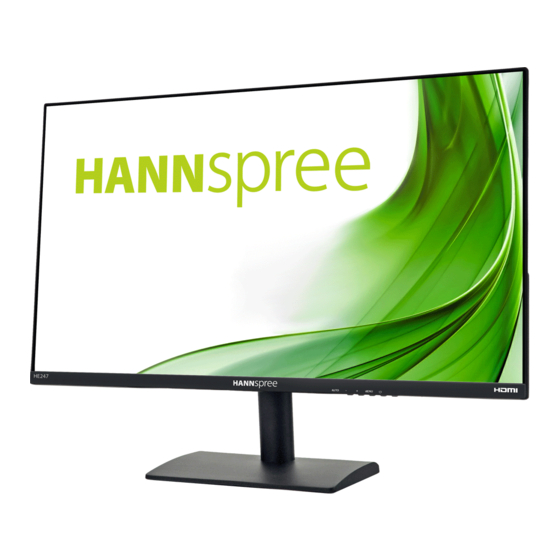 HANNspree HE247HPB Manual