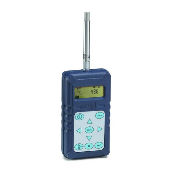 Casella CEL-320 Series User Manual