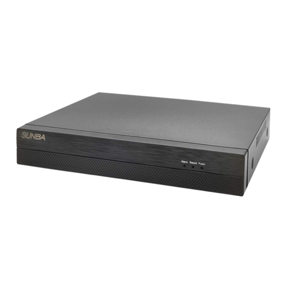 SUNBA NVR-F8010SE User Manual
