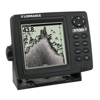 Lowrance X135 Connection Manual