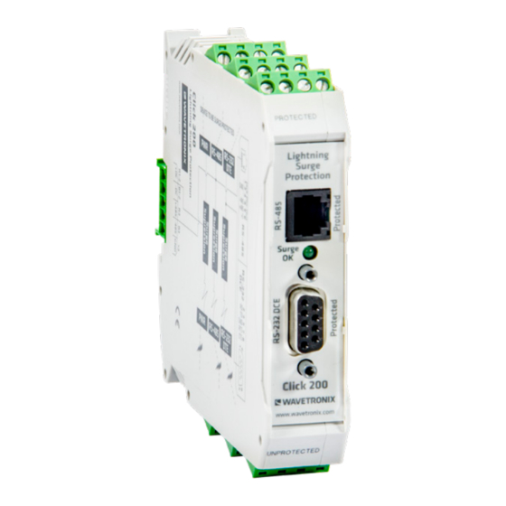 Wavetronix Click 200 Quick Start Manual