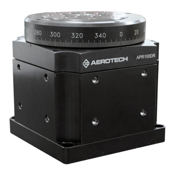 Aerotech APR100DR Series Hardware Manual