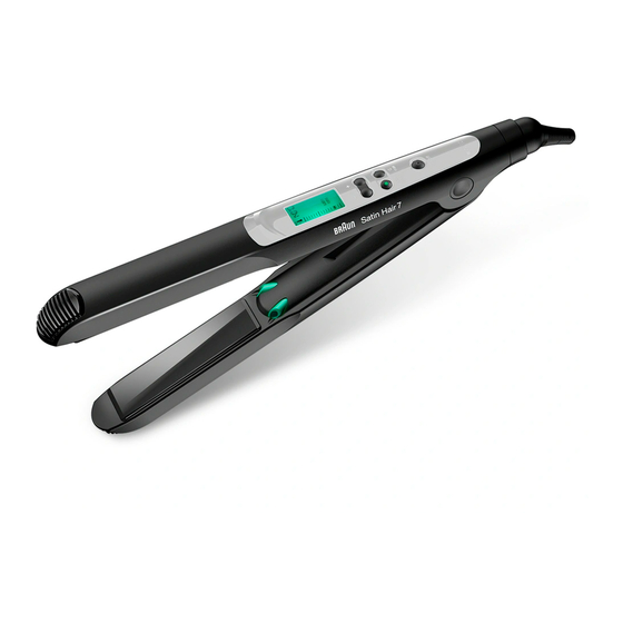 Braun Satin Hair 7 ST 710 Manuals