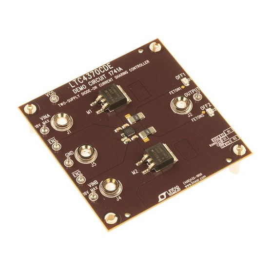 Linear Technology LTC4370 Demo Manual