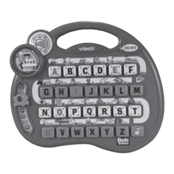 VTech Bob the Builder Letter Workshop User Manual