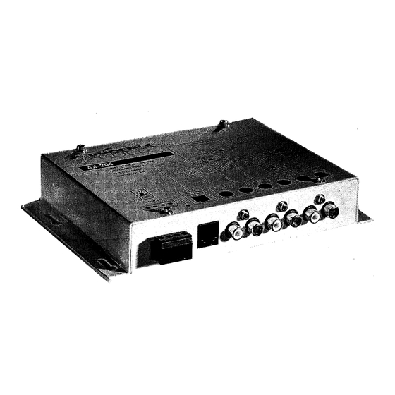 Phoenix Gold AX-204A Owner's Manual
