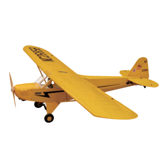 THE WORLD MODELS 50cc Piper Cub Instruction Manual