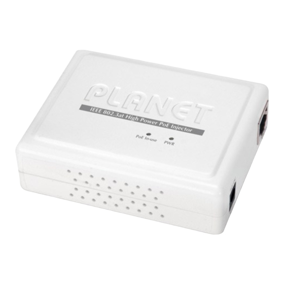 Planet POE-161S User Manual