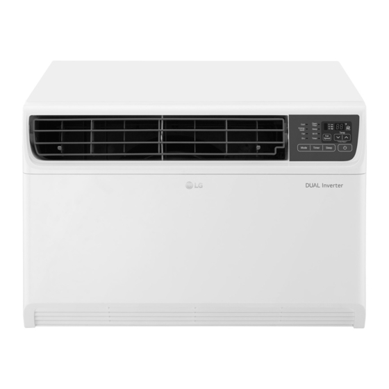 LG LW1817IVSM Window Air Conditioner Manuals