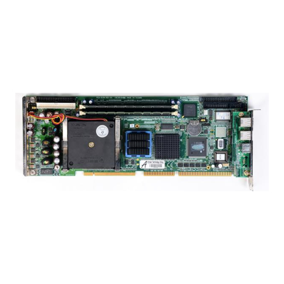 Advantech PCA-6184 Startup Manual