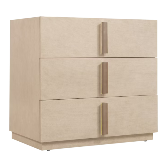 HOOKER FURNISHINGS 6133-90216-80 Assembly Instruction
