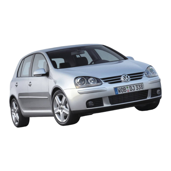 Volkswagen The Golf 2004 Service Training