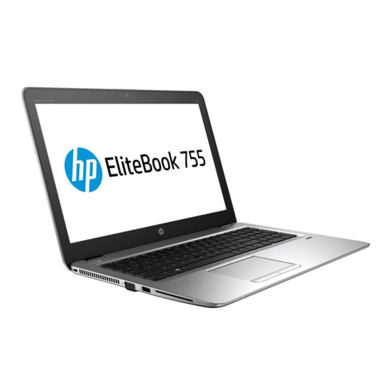 HP EliteBook 755 G3 Manuals