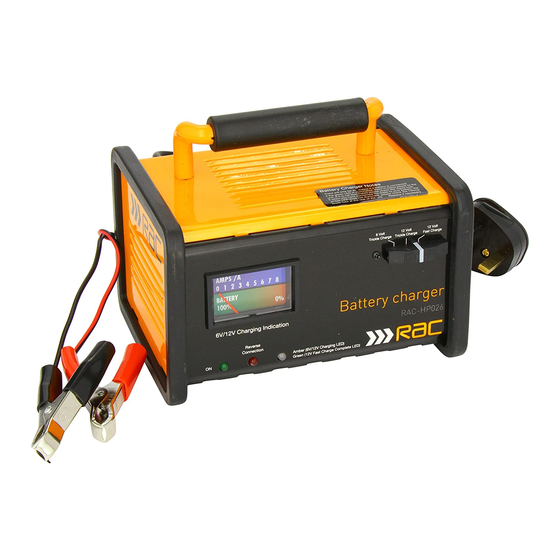 Rac 12v battery deals charger