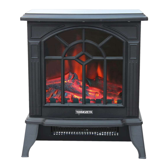 Termozeta TZR27 Electric Fireplace Manuals