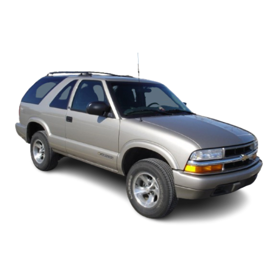 Chevrolet 1998 Blazer Owner's Manual