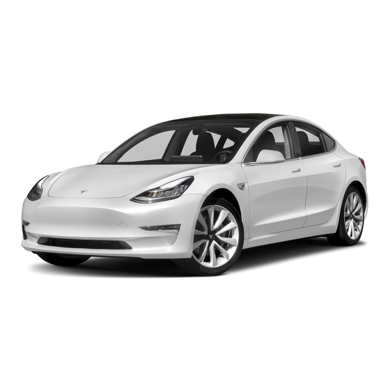 Tesla 3 2018 Roadside Service Manual