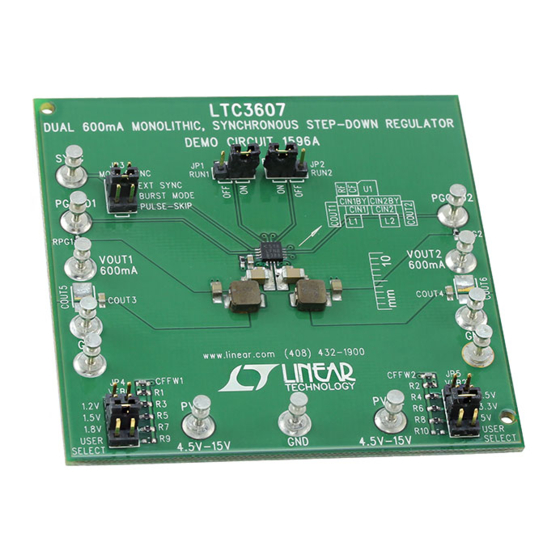 Linear Technology DC1596A Demo Manual