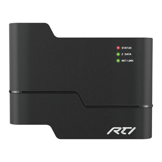 RTI ZW-9 Quick Reference Manual
